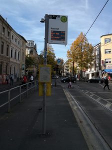 Haltestelle Rosental Bonn. Foto S. Merkt